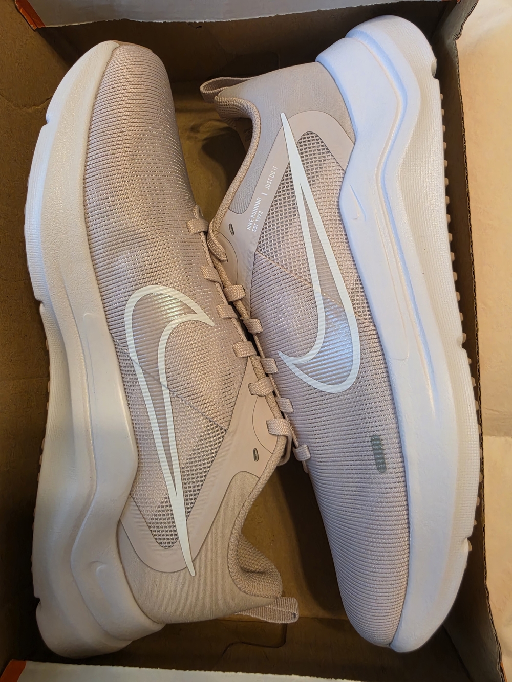 Nike Women's Rose Athletic Sneakers with White Swoosh